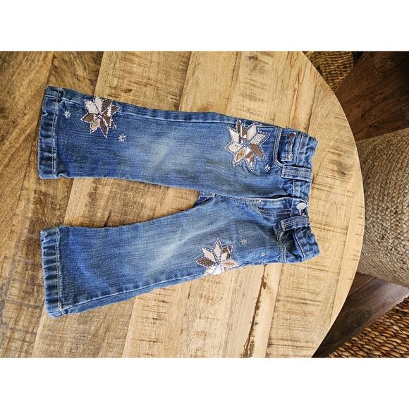 Gap Baby 18-24 Months Girls Denim Jean & Shirt Lot Bohemian Preppy Floral - Picture 15 of 16